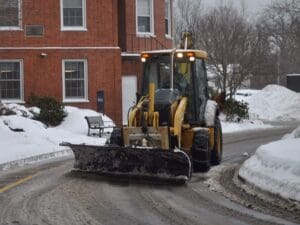 Snow Plowing Home min 300x225