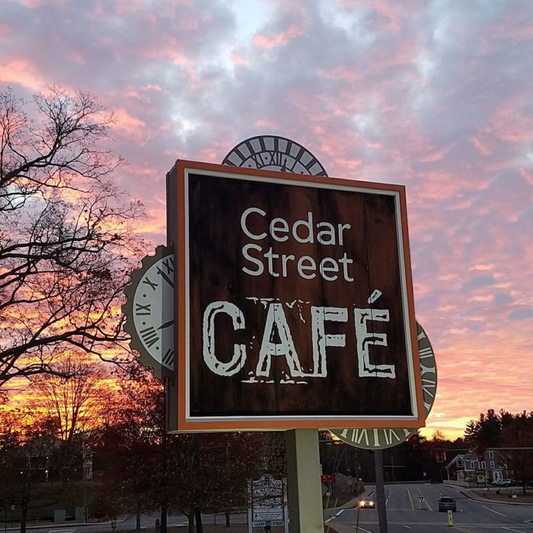 cedar street cafe sign 768x768